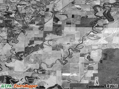 Running Lake township, Arkansas satellite photo by USGS