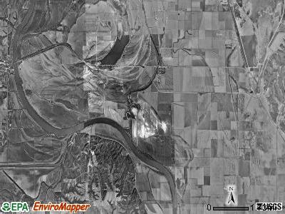 Minton township, Missouri satellite photo by USGS