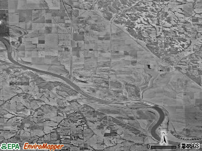 Forest township, Missouri satellite photo by USGS
