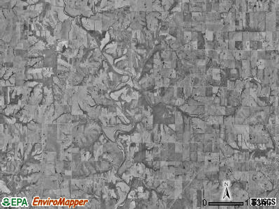 Empire township, Missouri satellite photo by USGS