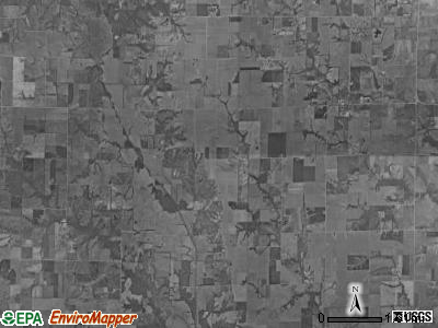 Salt River township, Missouri satellite photo by USGS