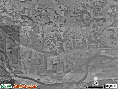 Forbes township, Missouri satellite photo by USGS