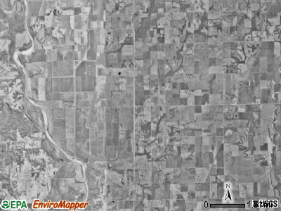 Cream Ridge township, Missouri satellite photo by USGS
