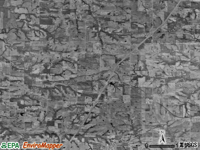 Jefferson township, Missouri satellite photo by USGS