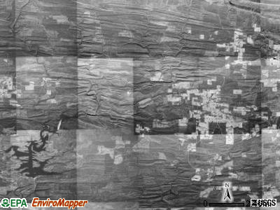 Umpire township, Arkansas satellite photo by USGS