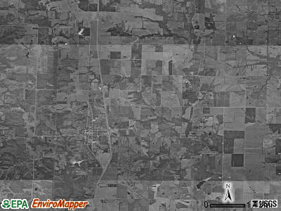 Lyda township, Missouri satellite photo by USGS