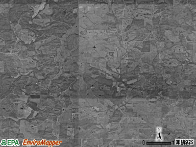 Russell township, Missouri satellite photo by USGS