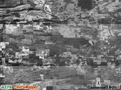 Clark township, Arkansas satellite photo by USGS