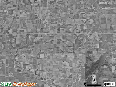 Parson Creek township, Missouri satellite photo by USGS