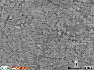 Marion township, Missouri satellite photo by USGS