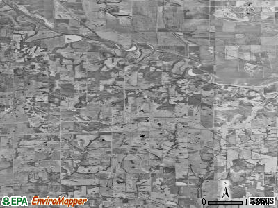 Mooresville township, Missouri satellite photo by USGS