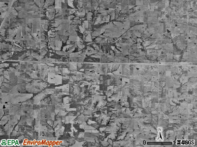 Kidder township, Missouri satellite photo by USGS