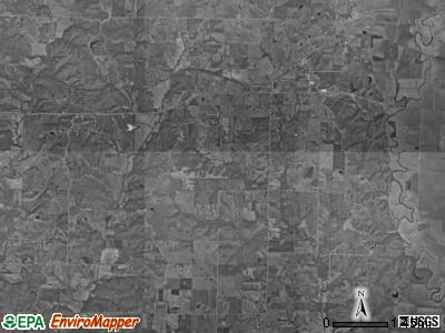 Lingo township, Missouri satellite photo by USGS
