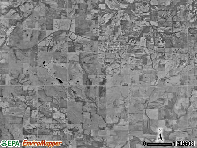 Breckenridge township, Missouri satellite photo by USGS