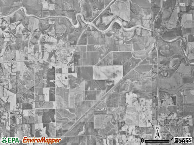 Green township, Missouri satellite photo by USGS