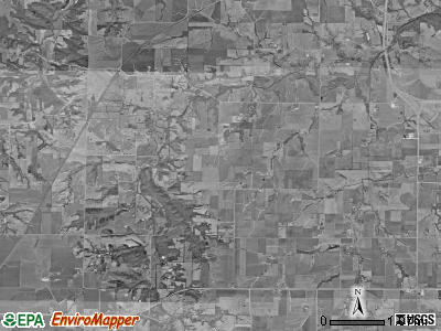 South River township, Missouri satellite photo by USGS