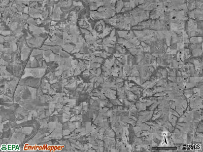 Tremont township, Missouri satellite photo by USGS