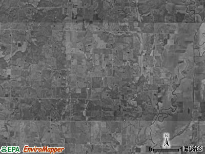 Bee Branch township, Missouri satellite photo by USGS