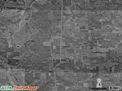 Narrows township, Missouri satellite photo by USGS