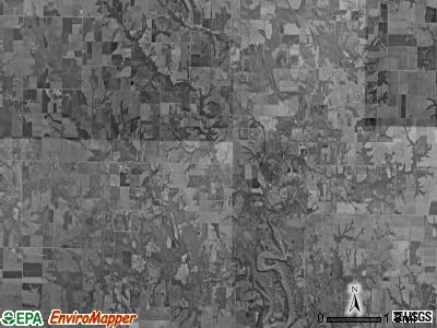 Washington township, Missouri satellite photo by USGS