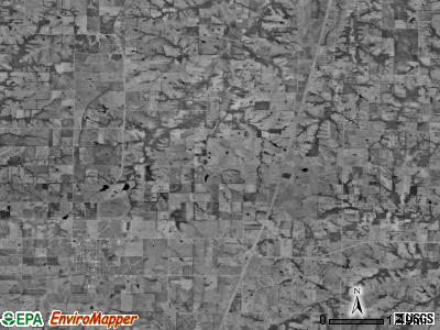 Lathrop township, Missouri satellite photo by USGS