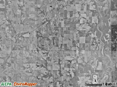 Hurricane township, Missouri satellite photo by USGS