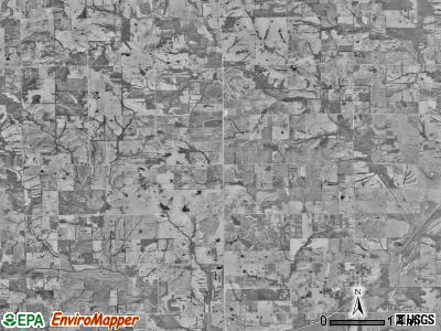 Stokes Mound township, Missouri satellite photo by USGS
