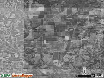 Triplett township, Missouri satellite photo by USGS