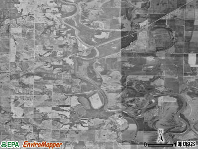 Rockford township, Missouri satellite photo by USGS