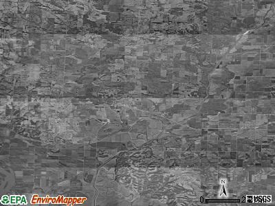 Keytesville township, Missouri satellite photo by USGS