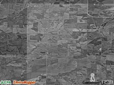 Clifton township, Missouri satellite photo by USGS