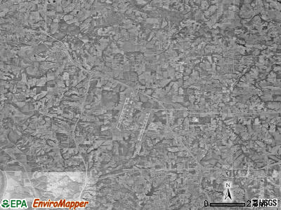 Carroll township, Missouri satellite photo by USGS