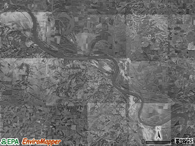 Cambridge township, Missouri satellite photo by USGS