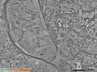 Lee township, Missouri satellite photo by USGS