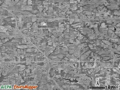 May township, Missouri satellite photo by USGS