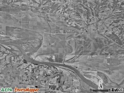 Orrick township, Missouri satellite photo by USGS