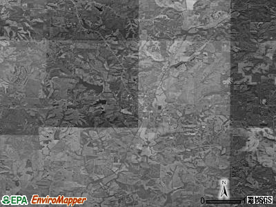 Richmond township, Missouri satellite photo by USGS