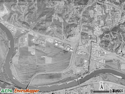Pettis township, Missouri satellite photo by USGS