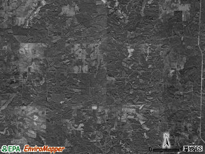 Perche township, Missouri satellite photo by USGS