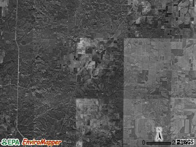 Rocky Fork township, Missouri satellite photo by USGS