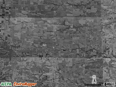 Upper Loutre township, Missouri satellite photo by USGS