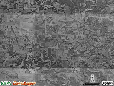Millwood township, Missouri satellite photo by USGS