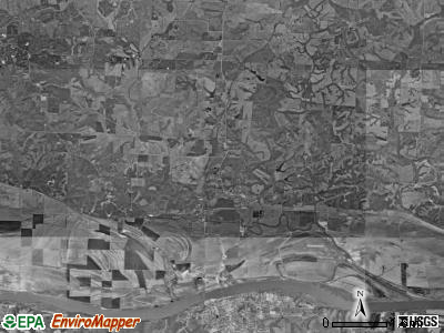 Franklin township, Missouri satellite photo by USGS