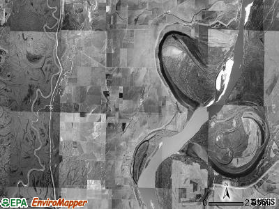 Mooney township, Arkansas satellite photo by USGS