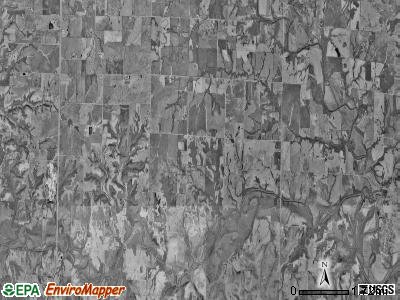 Salt Fork township, Missouri satellite photo by USGS