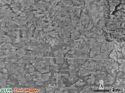 Salt Pond township, Missouri satellite photo by USGS
