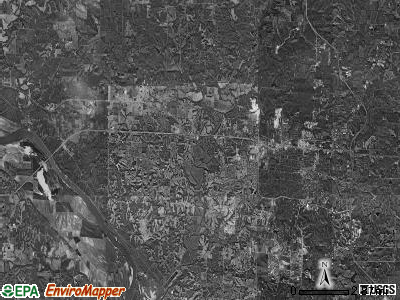 Missouri township, Missouri satellite photo by USGS