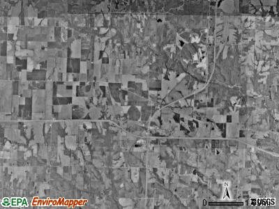McCredie township, Missouri satellite photo by USGS