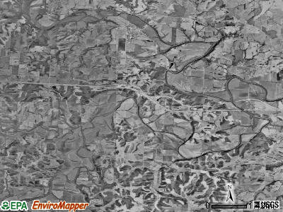 Blackwater township, Missouri satellite photo by USGS