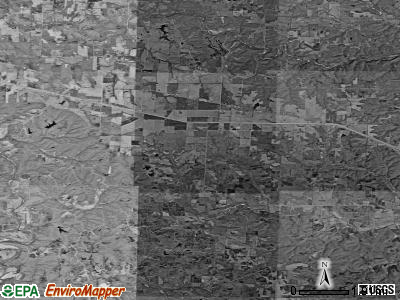 Nine Mile Prairie township, Missouri satellite photo by USGS